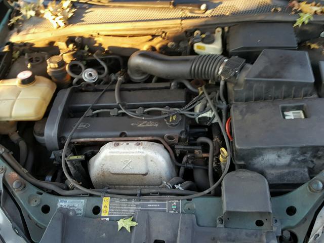 1FAFP36341W169239 - 2001 FORD FOCUS SE GREEN photo 7