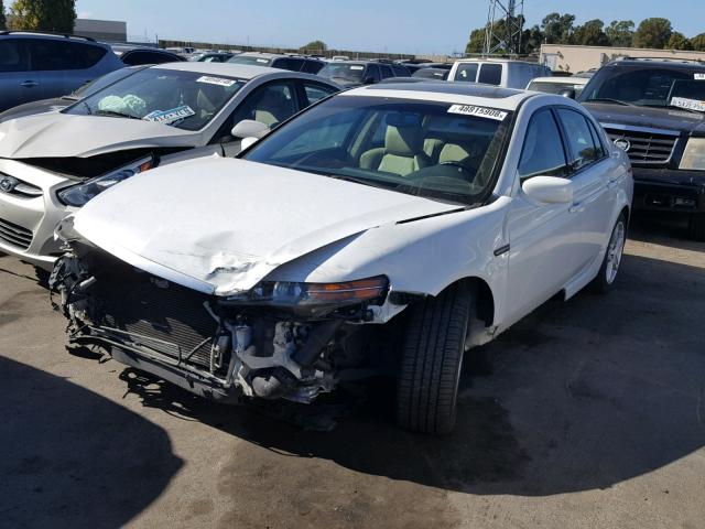 19UUA66254A069486 - 2004 ACURA TL WHITE photo 2