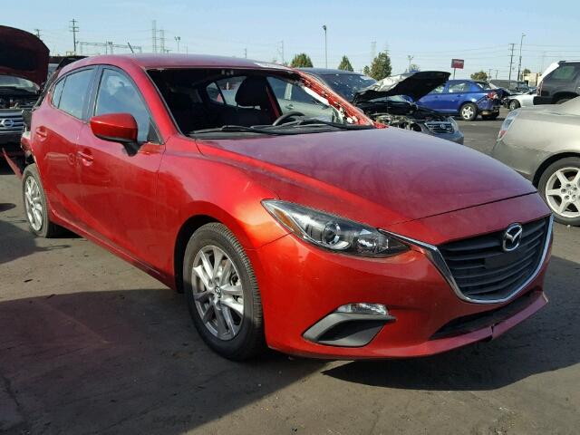 JM1BM1L7XE1144913 - 2014 MAZDA 3 TOURING RED photo 1