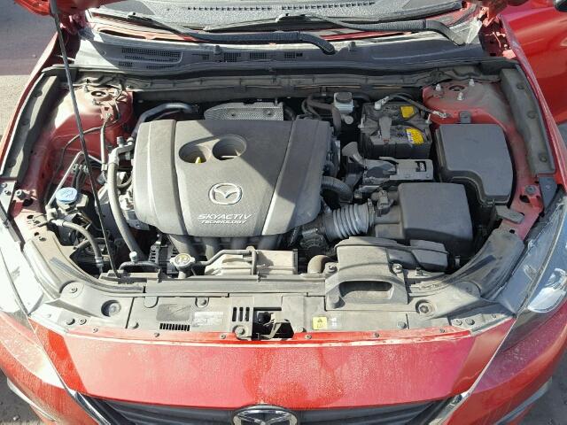 JM1BM1L7XE1144913 - 2014 MAZDA 3 TOURING RED photo 7