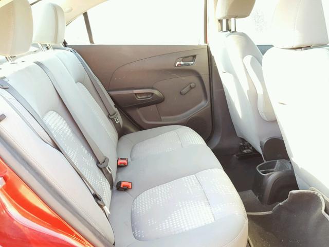 1G1JA5SH6C4152758 - 2012 CHEVROLET SONIC LS 红色 照片 6