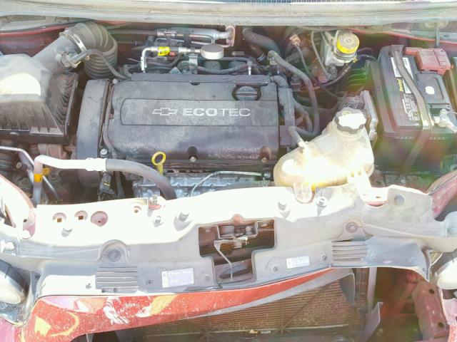 1G1JA5SH6C4152758 - 2012 CHEVROLET SONIC LS 红色 照片 7