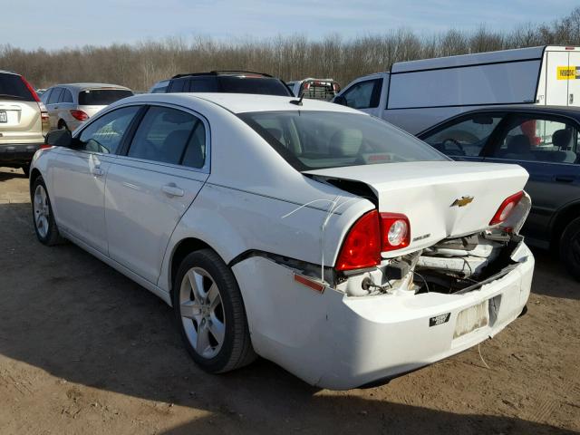1G1ZB5E19BF371764 - 2011 CHEVROLET MALIBU LS WHITE photo 3