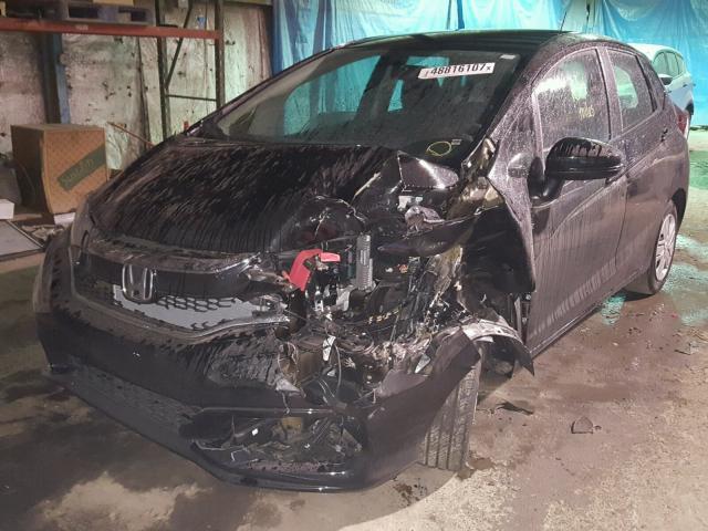 3HGGK5H46JM703972 - 2018 HONDA FIT LX BLACK photo 2