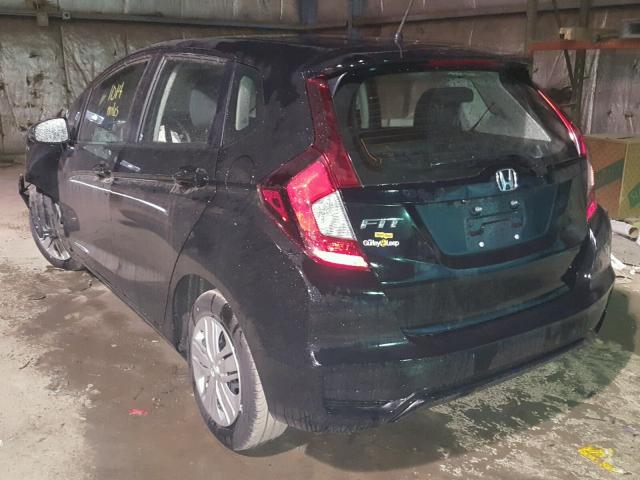 3HGGK5H46JM703972 - 2018 HONDA FIT LX BLACK photo 3
