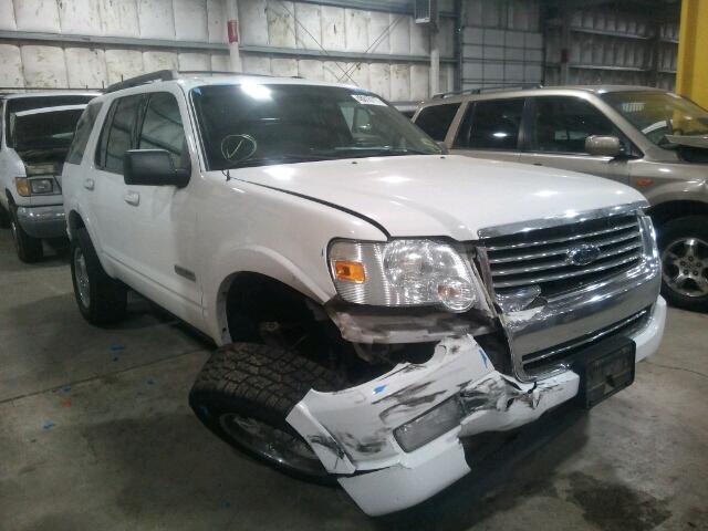 1FMEU73E08UA86095 - 2008 FORD EXPLORER X WHITE photo 1