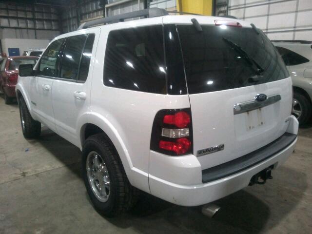 1FMEU73E08UA86095 - 2008 FORD EXPLORER X WHITE photo 3