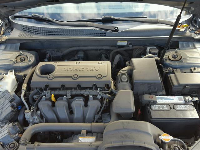 5NPET46C49H573196 - 2009 HYUNDAI SONATA GLS GRAY photo 7