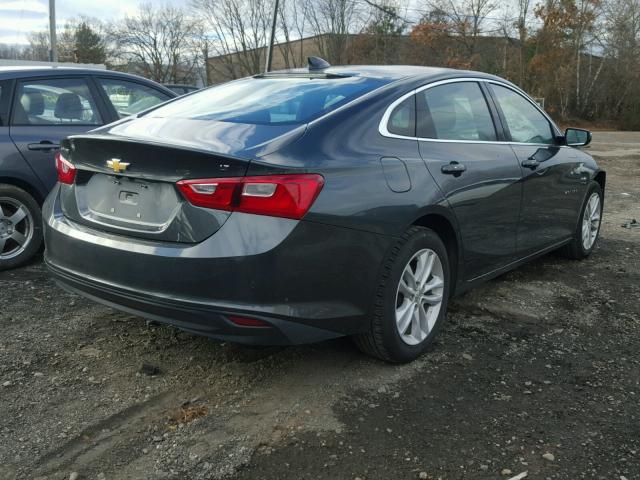 1G1ZE5ST7GF307212 - 2016 CHEVROLET MALIBU LT GRAY photo 4