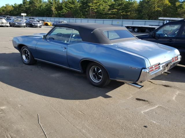 242679B170133 - 1969 PONTIAC GTO BLUE photo 3