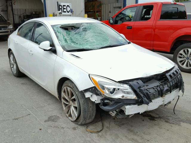 2G4GK5EX3G9109303 - 2016 BUICK REGAL WHITE photo 1