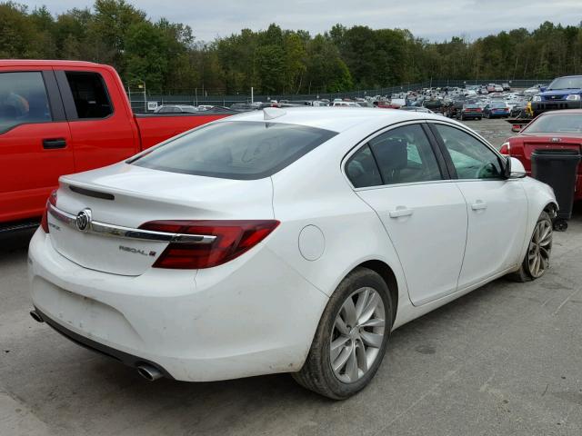 2G4GK5EX3G9109303 - 2016 BUICK REGAL WHITE photo 4