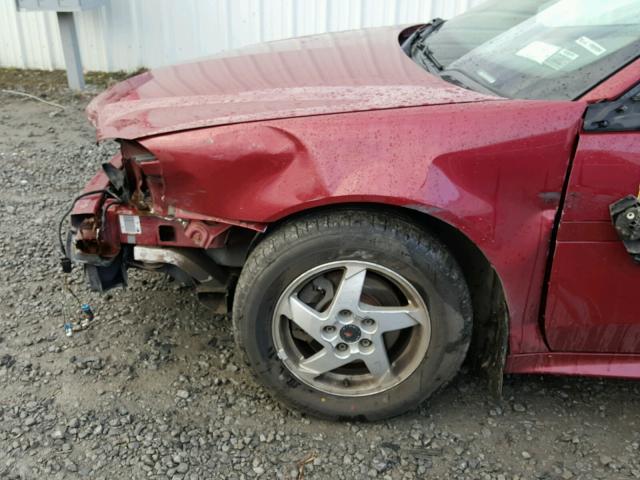 2G2WP522241146979 - 2004 PONTIAC GRAND PRIX BURGUNDY photo 9