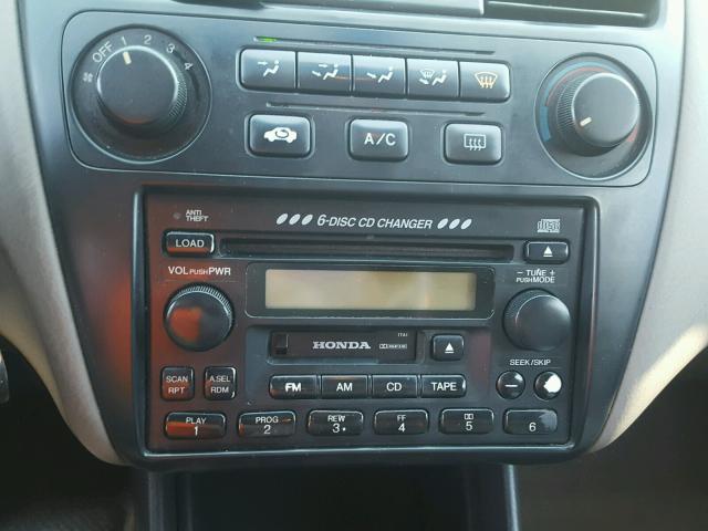 JHMCG65891C012849 - 2001 HONDA ACCORD EX 黑色 照片 9