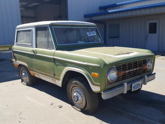 U15GLT66205 - 1974 FORD BRONCO GREEN photo 1