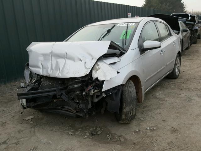 3N1AB6AP7BL626179 - 2011 NISSAN SENTRA 2.0 SILVER photo 2