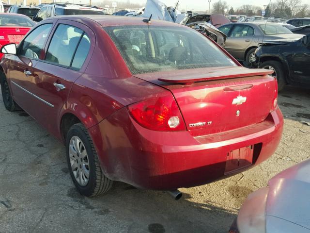 1G1AD5F57A7143876 - 2010 CHEVROLET COBALT 1LT MAROON photo 3