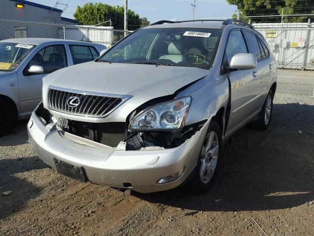 2T2GK31U88C034342 - 2008 LEXUS RX 350 SILVER photo 2