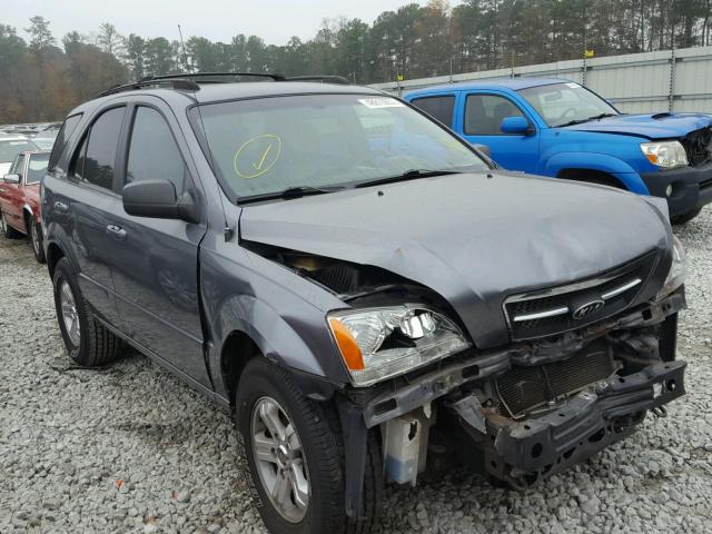 KNDJD733655420721 - 2005 KIA SORENTO EX GRAY photo 1