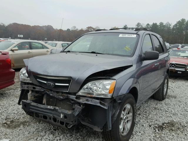 KNDJD733655420721 - 2005 KIA SORENTO EX GRAY photo 2