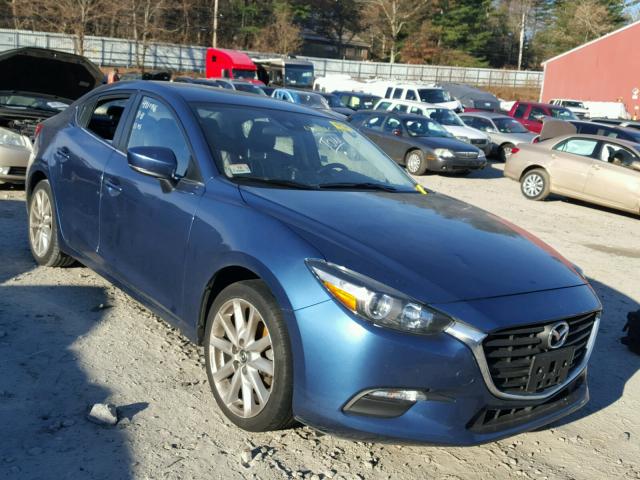 JM1BN1V74H1105135 - 2017 MAZDA 3 TOURING BLUE photo 1