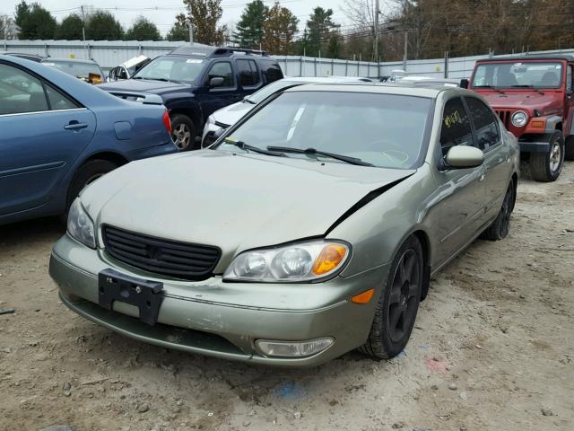 JNKDA31A43T115242 - 2003 INFINITI I35 GREEN photo 2