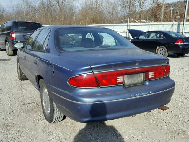 2G4WY52M1W1452354 - 1998 BUICK CENTURY LI BLUE photo 3