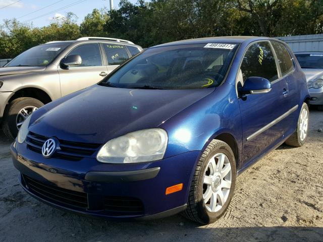 WVWAB71K98W153251 - 2008 VOLKSWAGEN RABBIT BLUE photo 2