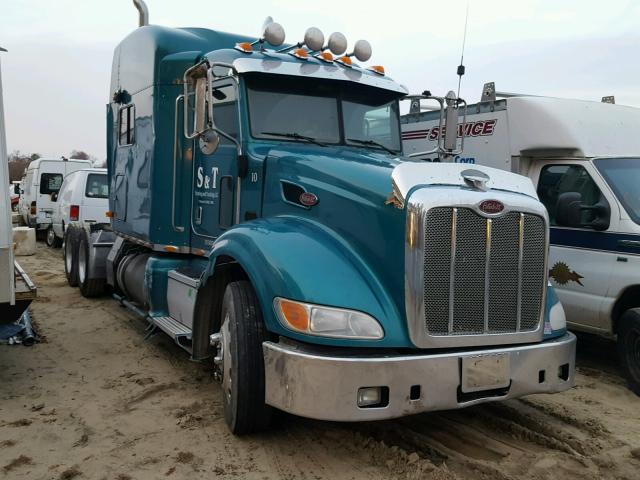 1XPHD49X1AD101541 - 2010 PETERBILT 386 GREEN photo 1