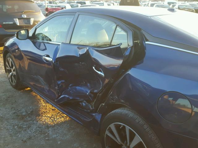 1N4AA6AP9GC434187 - 2016 NISSAN MAXIMA 3.5 BLUE photo 10