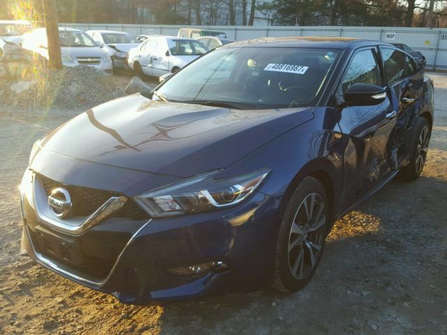 1N4AA6AP9GC434187 - 2016 NISSAN MAXIMA 3.5 BLUE photo 2