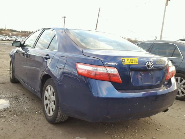 JTNBE46K373022007 - 2007 TOYOTA CAMRY NEW BLUE photo 3