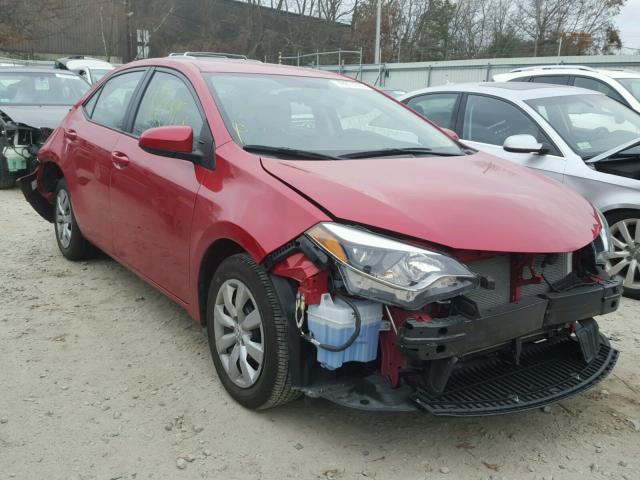 2T1BURHE7GC685311 - 2016 TOYOTA COROLLA L RED photo 1