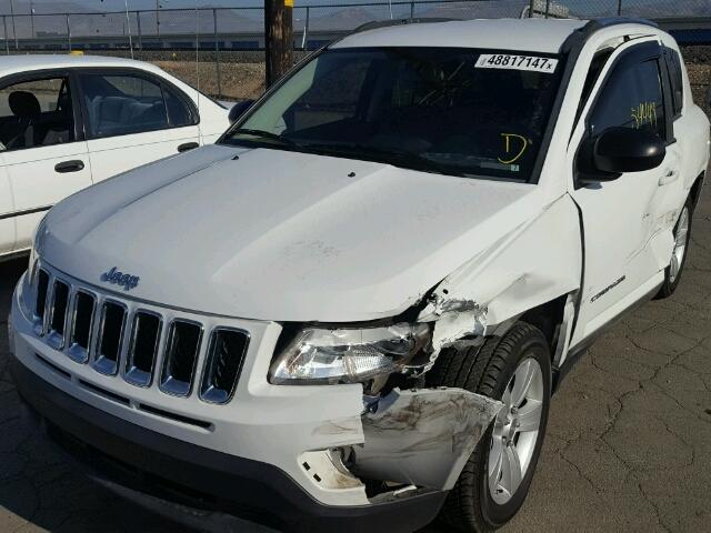 1J4NT1FAXBD138685 - 2011 JEEP COMPASS SP WHITE photo 2