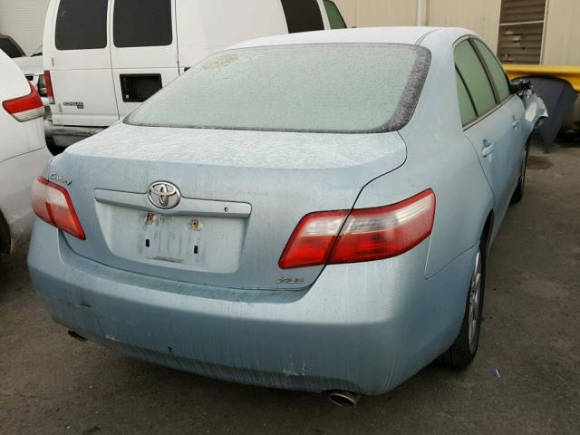 4T1BK46K07U534505 - 2007 TOYOTA CAMRY NEW BLUE photo 4