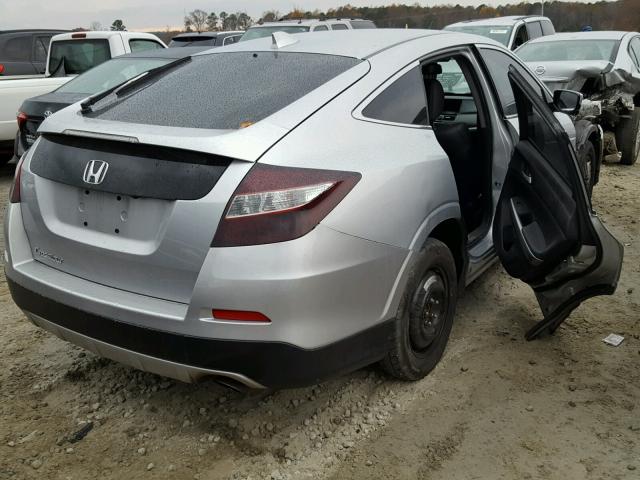 5J6TF3H52DL001727 - 2013 HONDA CROSSTOUR SILVER photo 4