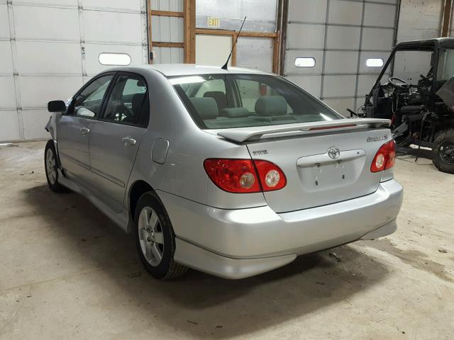 1NXBR32E96Z727563 - 2006 TOYOTA COROLLA CE SILVER photo 3