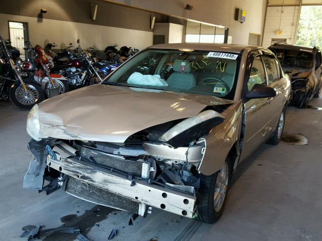 1G1ZT52835F318982 - 2005 CHEVROLET MALIBU LS ოქროსფერი ფოტო 2