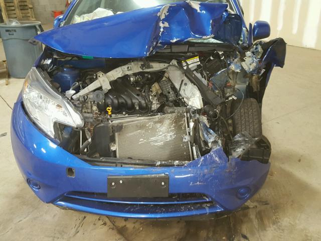 3N1CE2CP2EL412484 - 2014 NISSAN VERSA NOTE BLUE photo 7