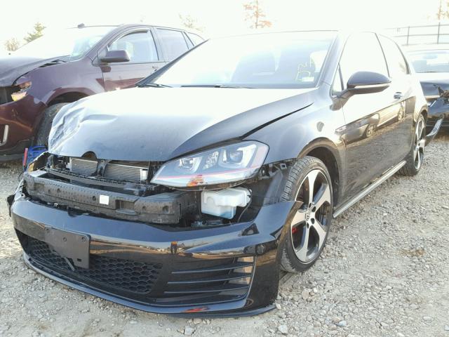 3VWYT7AU9FM034655 - 2015 VOLKSWAGEN GTI BLACK photo 2