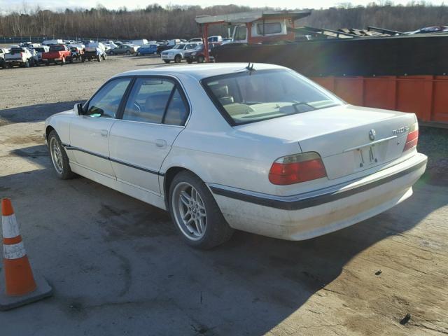 WBAGH83401DP21656 - 2001 BMW 740 IL WHITE photo 3