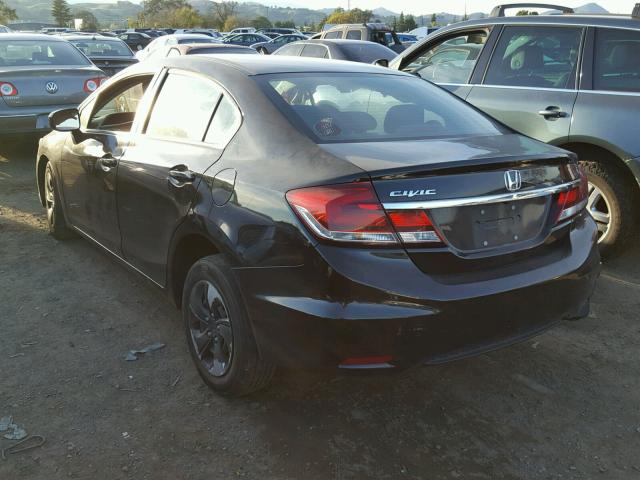 2HGFB2E58FH526872 - 2015 HONDA CIVIC LX BLACK photo 3