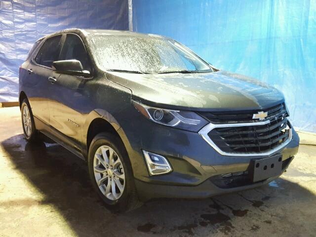 2GNAXSEV5J6213350 - 2018 CHEVROLET EQUINOX LT GRAY photo 1