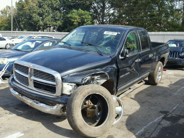 1D7HA18D74J259460 - 2004 DODGE RAM 1500 S BLACK photo 2