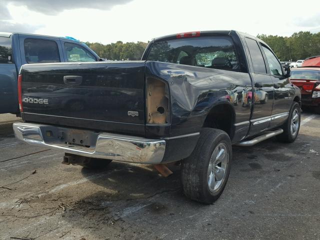 1D7HA18D74J259460 - 2004 DODGE RAM 1500 S BLACK photo 4