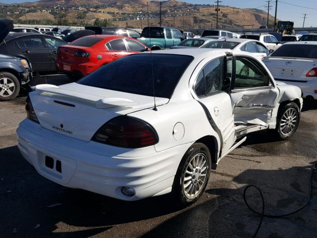 1G2NE52E0XC555220 - 1999 PONTIAC GRAND AM S WHITE photo 4
