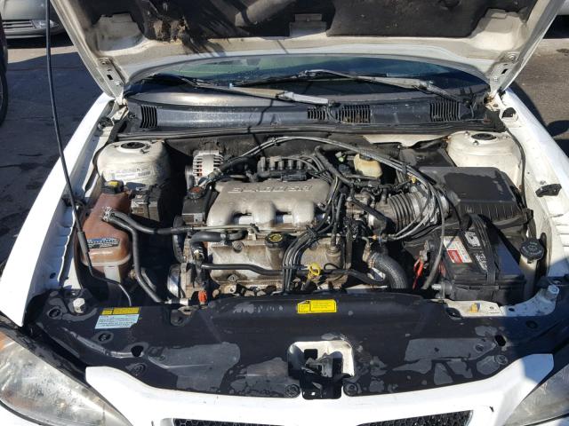 1G2NE52E0XC555220 - 1999 PONTIAC GRAND AM S WHITE photo 7