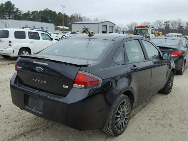 1FAHP3GN4BW113571 - 2011 FORD FOCUS SES BLACK photo 4