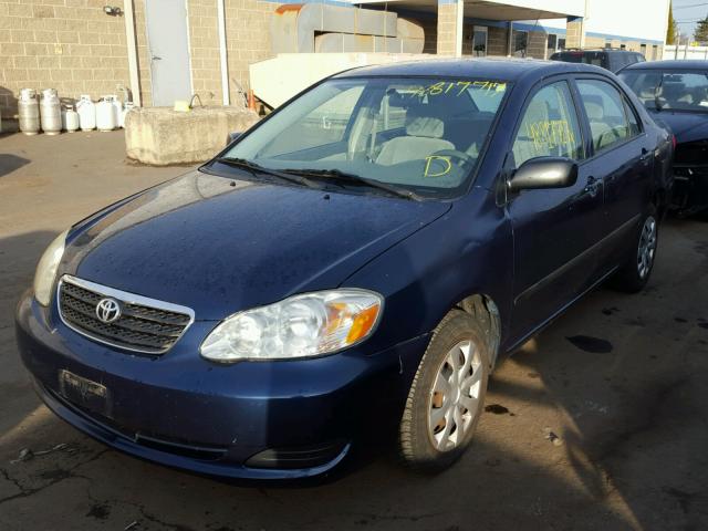 2T1BR32E37C822509 - 2007 TOYOTA COROLLA CE BLUE photo 2