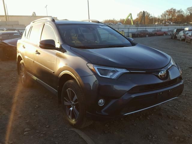 JTMWFREV3HJ116834 - 2017 TOYOTA RAV4 XLE GRAY photo 1